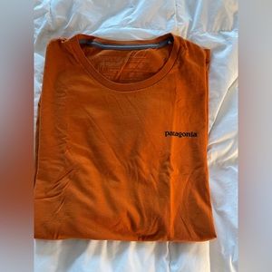 Men’s large orange Patagonia T-shirt